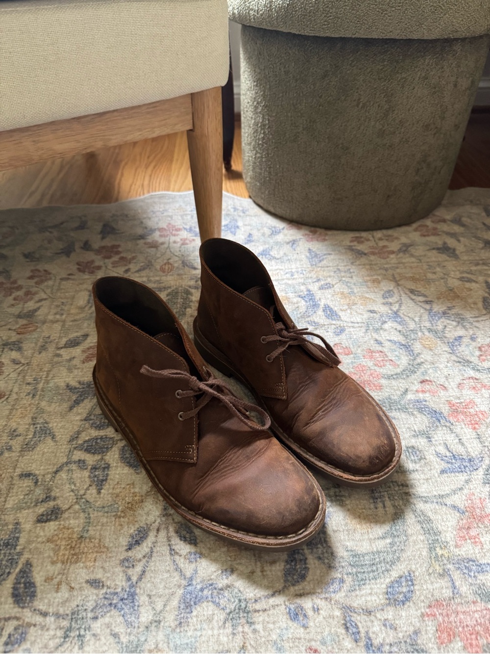 Clarks Men's Brown Suede Chukka Boots